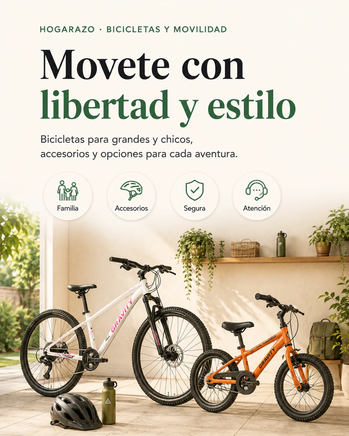 Movete con libertad - bicicletas y movilidad en Hogarazo