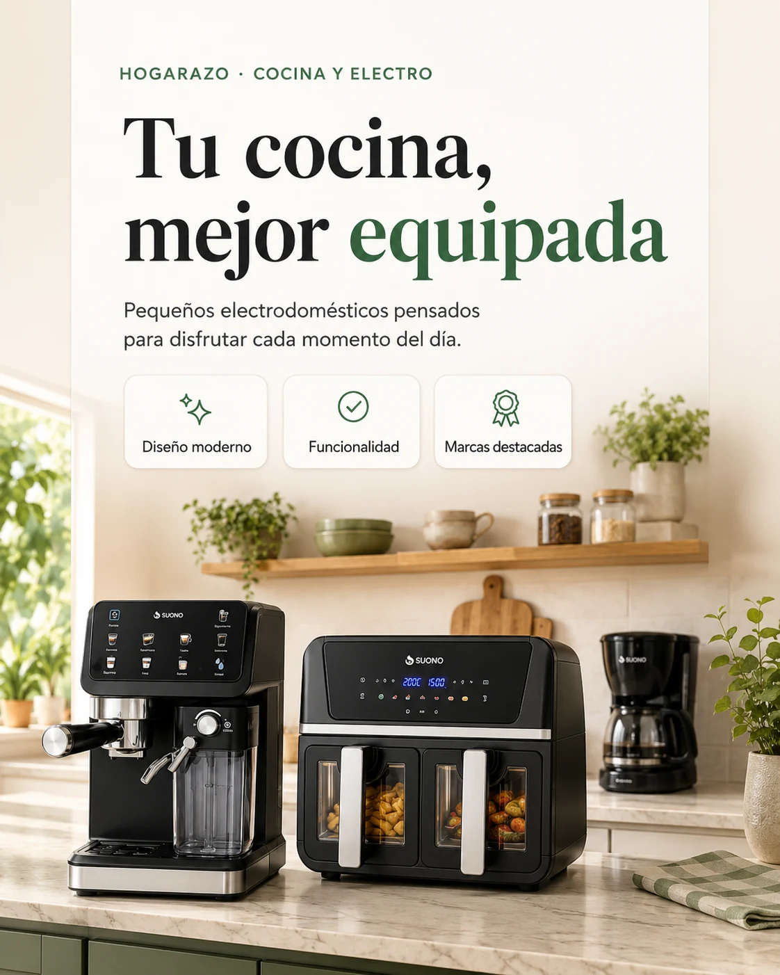 Tu cocina mejor equipada - pequeños electrodomésticos Hogarazo