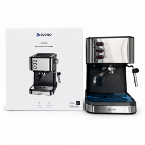 Cafetera Expresso Digital SUONO Automática Acero Inox