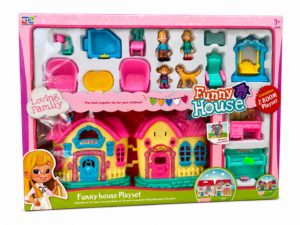 Casita de Juguetes con Familia