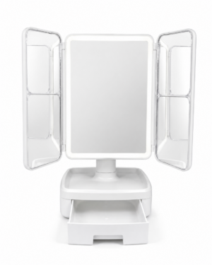 Espejo Led Triple Maquillaje con Aumentos SUONO