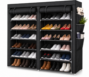 Organizador de Zapatos con Cobertor NEGRO